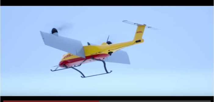 DHL Drón csomagküldés